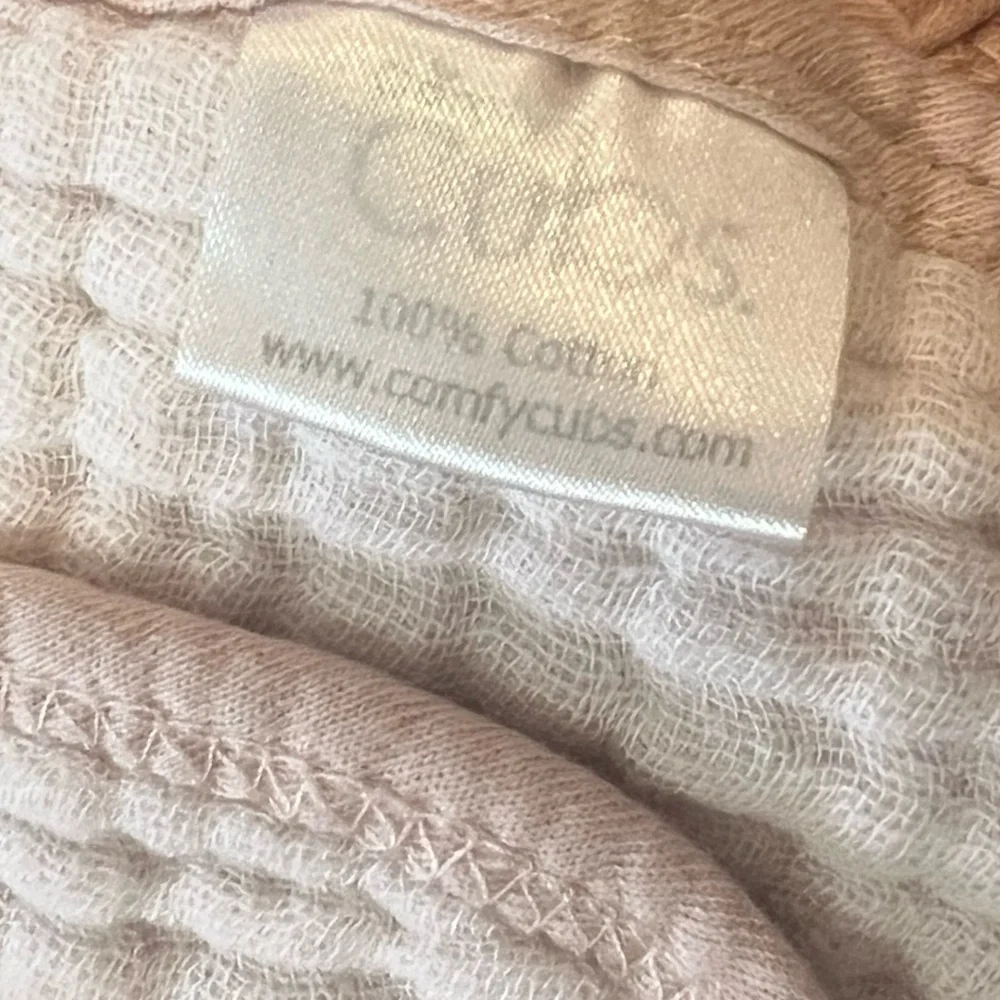 Comfy Cubs Muslin Burp Cloths Blush Pink Set of 10